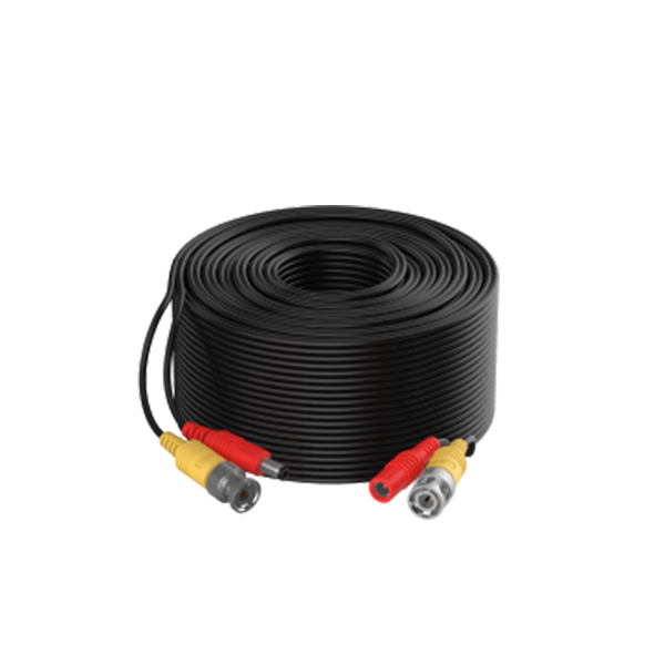 CABLE DE 20M CON BNC Y CONECTOR DC DAHUA USO EXTERIOR E INTERIOR 26AWG 5.6W PFM942I-20-5