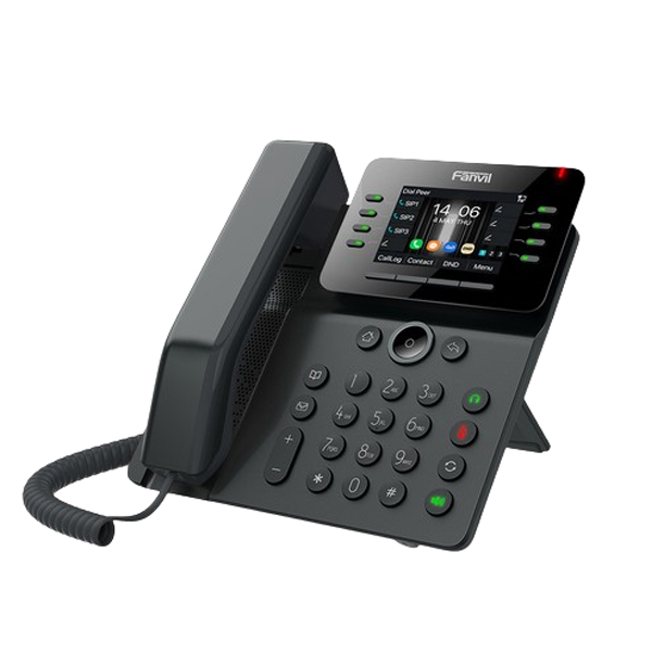 TELEFONO FANVIL PRIME 8 LINEAS SIP POE RED 10/100/1000  V63