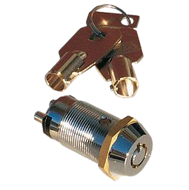 CERRADURA SECO-LARM DE LLAVE TUBULAR ON/SHUNT OFF MOMENTANEO 2 TERMINALES  SS-095-1H0