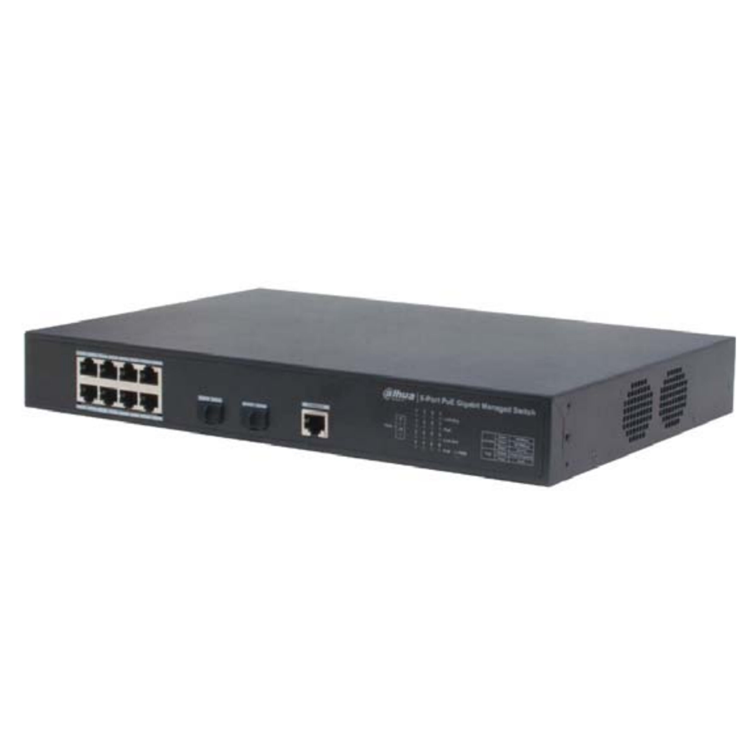 SWITCH DAHUA POE 8PORT GIGABIT SWITCH WITH 8-PORT POE (MANAGED) PFS4210-8GT-150