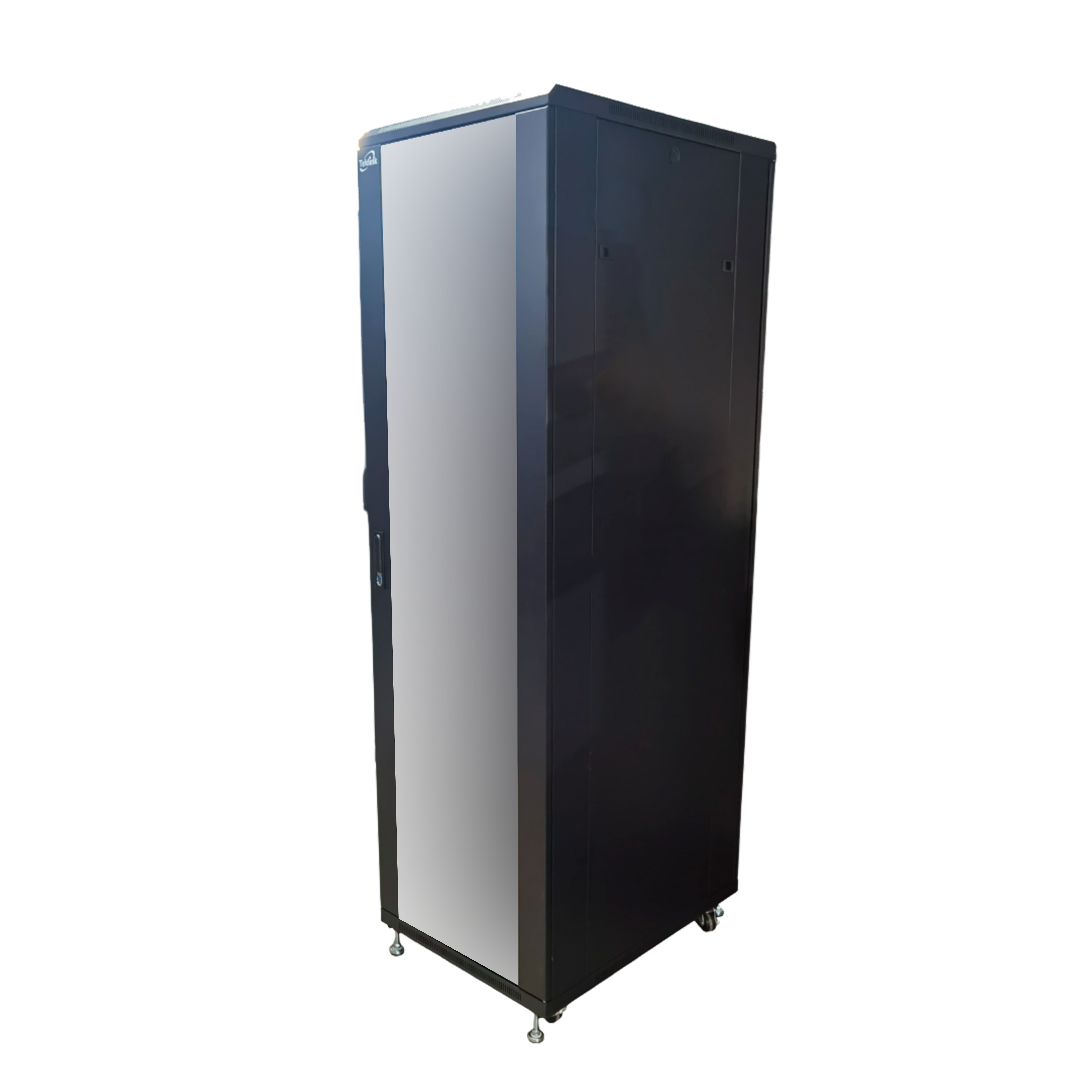 GABINETE CERRADO PISO REDES/CÓMPUTO 60CMX80CMX42U PUERTA METÁLICAVENTILADA (MALLA) TEKLINK MTL-D6842