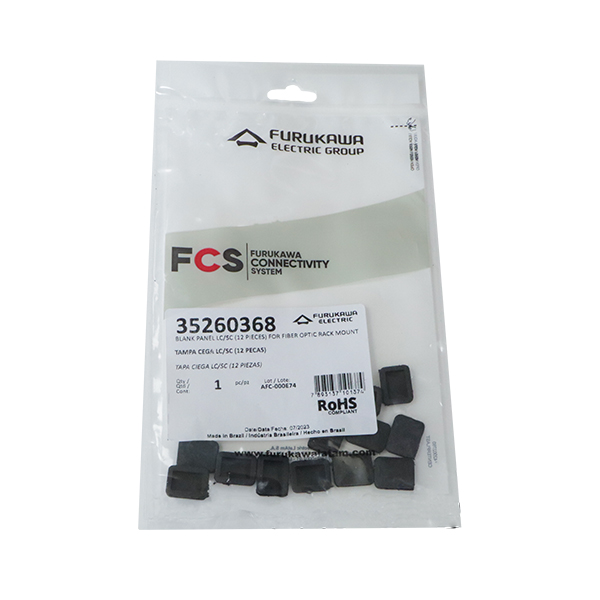 TAPA CIEGA PARA CONECTORES  LC/SC (12 PIEZAS) PARA DIO FURUKAWA – 35260368