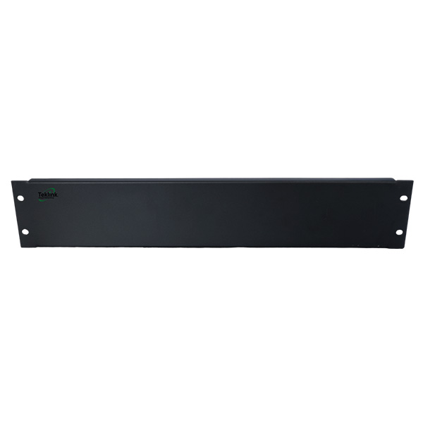 TAPA CIEGA PARA RACK Y GABINETE 19″ ANCHO 2U COLOR NEGRO TEKLINK  MTL-TC-JMB02