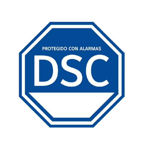 ROTULO DSC PROTEGIDO CON ALARMAS