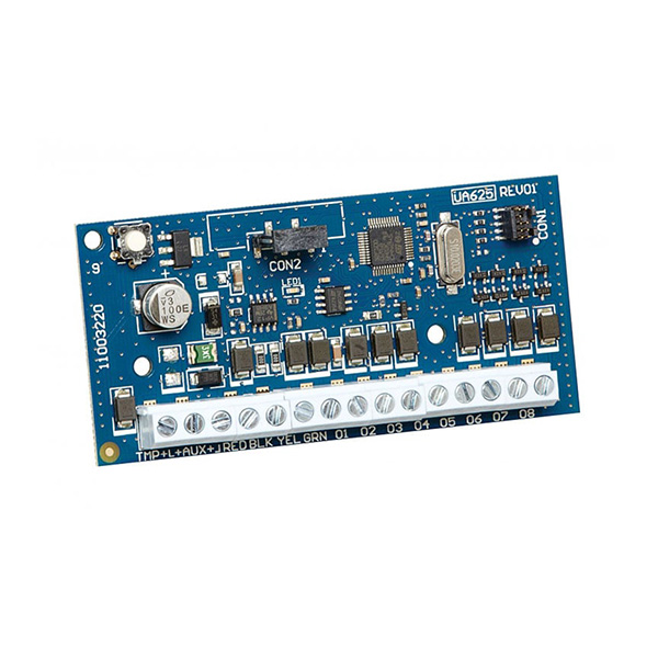 MODULO DSC  EXPANSOR 8 SALIDAS PROGRAMABLES BAJA CORRIENTE COMPATIBLE CON PANEL NEO, PRO HSM2208