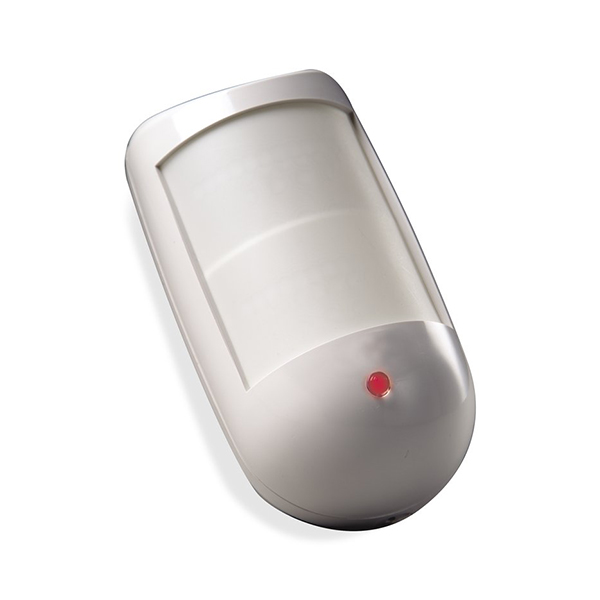 DETECTOR  DSC MOVIMIENTO INFRARROJO DOBLE ELEMENTO PIR, CON TAMPER CABLEADO,ANTIMAS 38KG  BV601