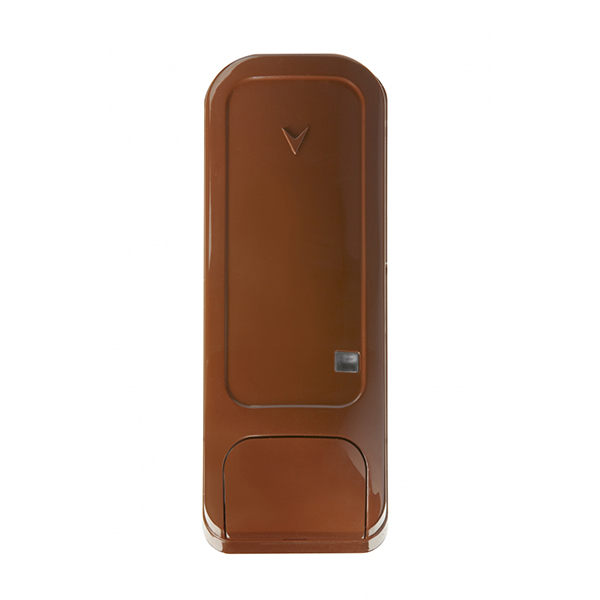 CONTACTO DSC PUERTA/VENTANA INALAMBRICO POWERG CON ENTRADA AUXILIAR-PG9945BR (CAFE)