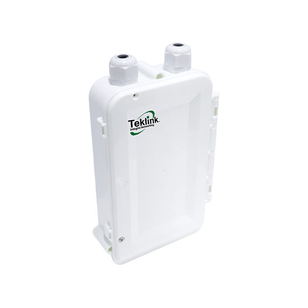 CAJA TERMINALES FIBRA OPTICA PLÁSTICA INTERIOR MONTAJE EN PARED 12 HILOS 200X120X46MM ODF TEKLINK