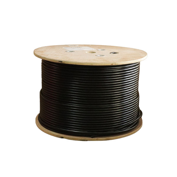 CABLE UTP TEKLINK CAT5E – EXTERIOR 24AWG – 305M 100% COBRE – CON GEL – NEGRO