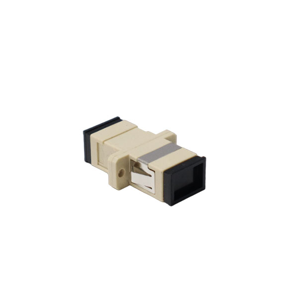 ADAPTADOR FIBRA SC/UPC MM SIMPLEX BEIGE /GRIS TEKLINK
