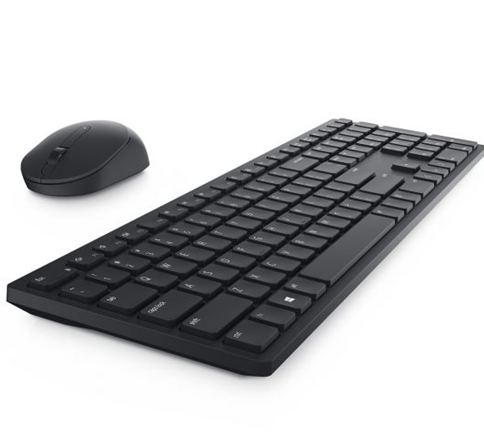 Dell - Keyboard and mouse set - Spanish - Wireless - KM5221W (Brown Box)