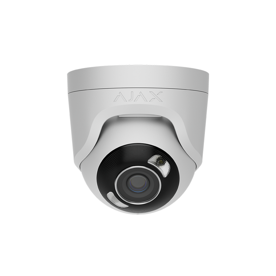 CAMARA IP CABLEADA 5MP/2,8MM,ANGULO 110,ILUMINACION HIBRIDA,MICROFONO,POE/12V BLANCA AJAX  126261.19