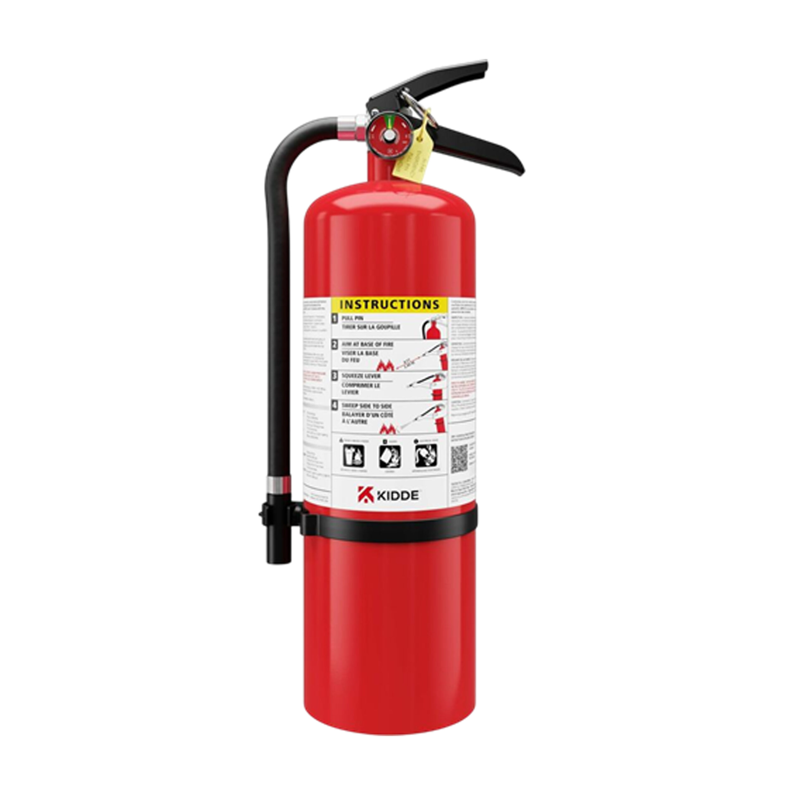 EXTINTOR KIDDE INCENDIO DE POLVO QUIMICO RECARGABLE FUEGO ABC 10LB ( PRO10MP) 21032149