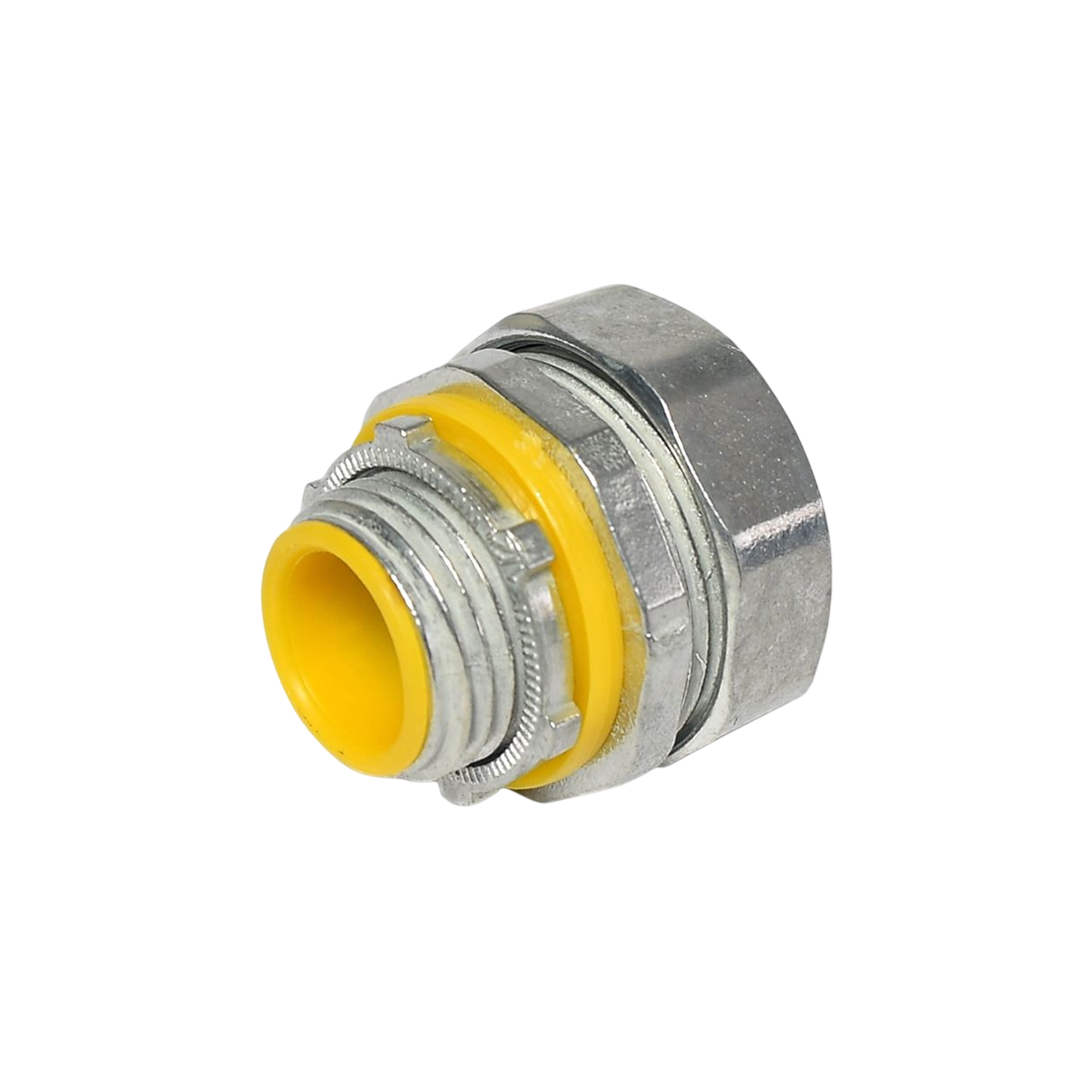 CONECTOR RECTO TEKLINK-T 3/4 PULGADA PARA TUBO FLEXIBLE BIEX AISLADO AMARILLO UL HERMETICO SLT-075I