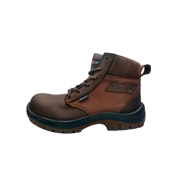 ZAPATO SEGURIDAD TALLA #44 / 12  CAFE BANVER M7 EPP