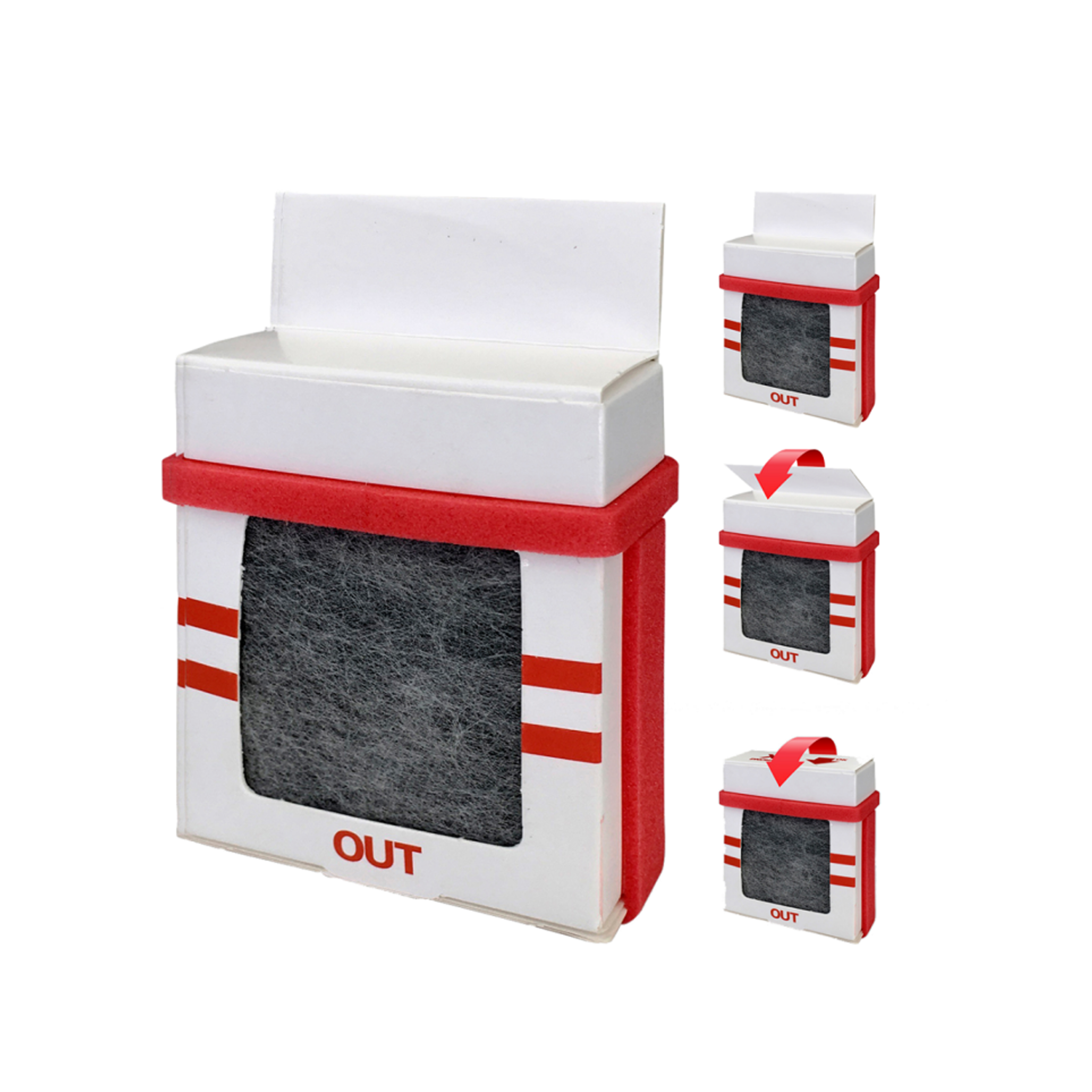 PAQUETE  KIDDE INCENDIO DE 6 FILTROS PARA DETECTOR DE ASPIRACION HSSD2  9-30699N-P