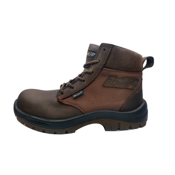 ZAPATO SEGURIDAD TALLA #40 / 8   CAFE BANVER M7 EPP