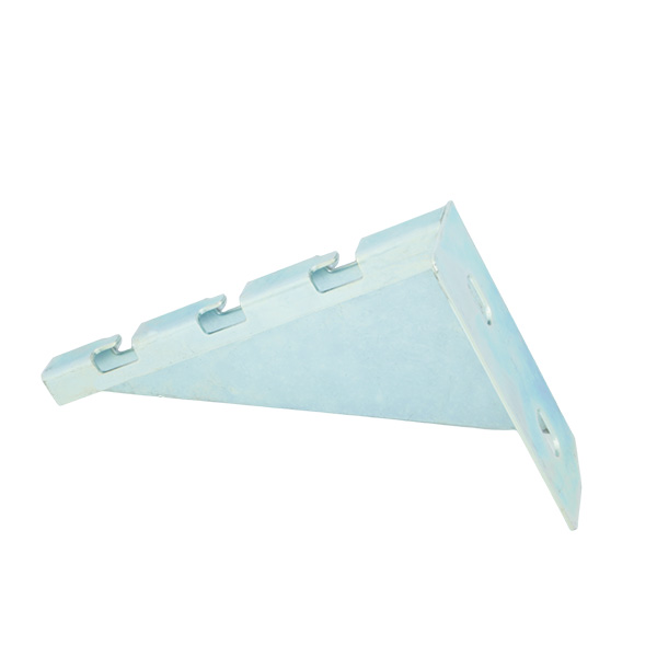 BRACKET DE PARED TIPO T (TRIÁNGULO) PARA CANASTA 4PLG (100MM) ANCHO BICROMATADO TEKLINK