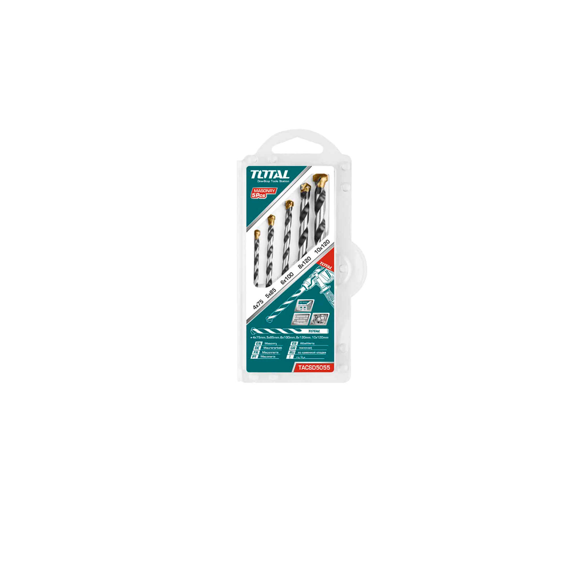 JUEGO BROCAS TOTAL CONCRETO 5PCS UTACSD5055  40003122