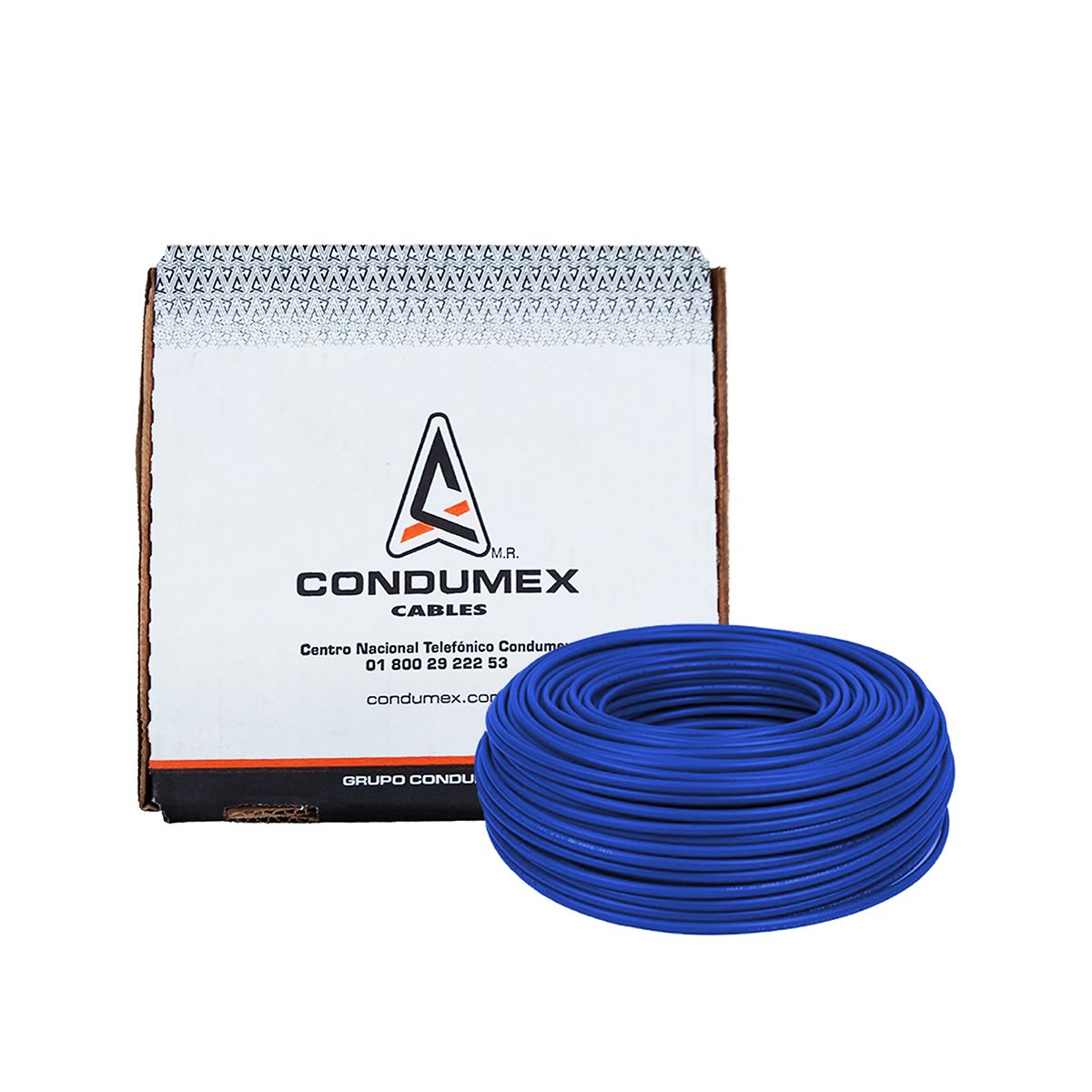 CABLE #12 AZUL 100 METROS  CONDUMEX CM12A
