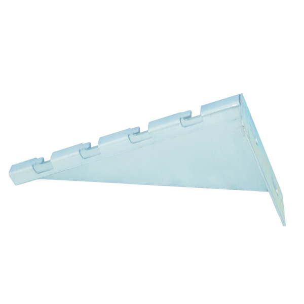 BRACKET DE PARED TIPO T (TRIÁNGULO)  PARA CANASTA 6PLG (150MM) ANCHO BICROMATADO TEKLINK