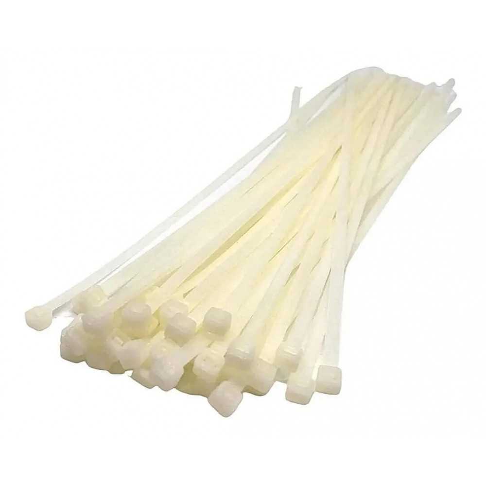 AMARRAS 8 PULGADAS LARGO BLANCAS BOLSA 100 UNDS 3.6X200MM TEKLINK