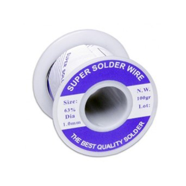 SOLDADURA ESTAÑO 63%  100G DIA 1.0MM   PROSKIT  8PK-033E