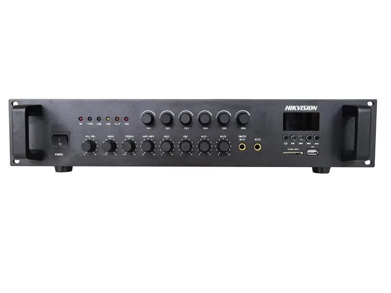 Amplificador Analógico 6 Zonas 120 W con Bluetooth y USB