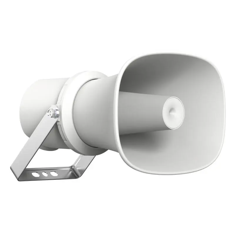 Bocina IP , PoE , 12 Vcc , Para integración con Hik-Central , Reproducción de Audio vía Red