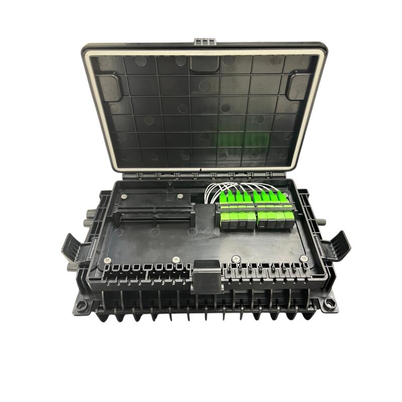 Caja de terminación, poblada IP-65, 24 empalmes