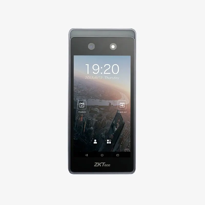 Terminal de asistencia ZKTeco Horus E1: rostro con Wi-Fi y app