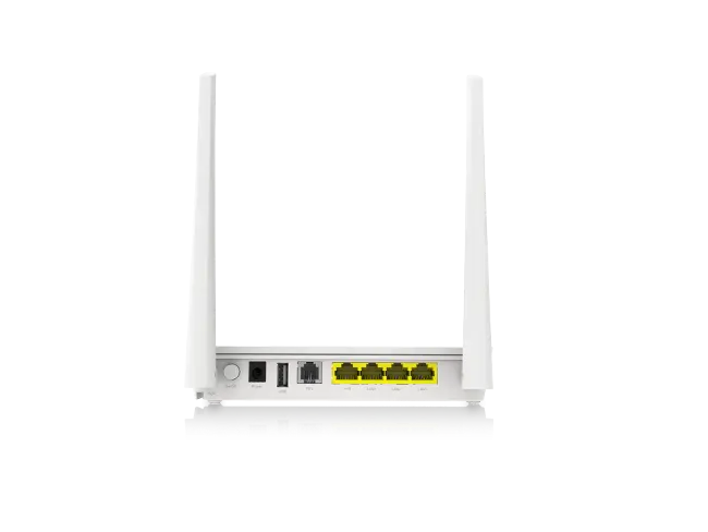 ONT EchoLife EG8M8145V5 de enrutamiento integrado de la solución Huawei all-optical access. WIFI 5, 1POTS+4GE+2.4GHz/5GHz Wi-Fi+1USB, Power/PON/LOS/LAN1/LAN2/LAN3/LAN4/TEL/USB/WLAN/WPS, Class B+ - 50088554