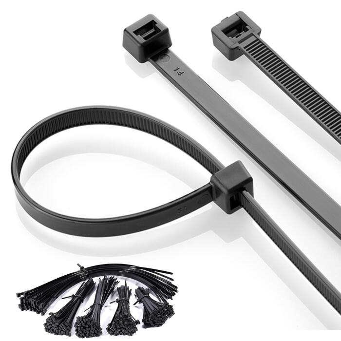 Gaza de nylon para exterior PA6, 300 mm / 7.6 mm, resistencia 100 lb (pack x100)