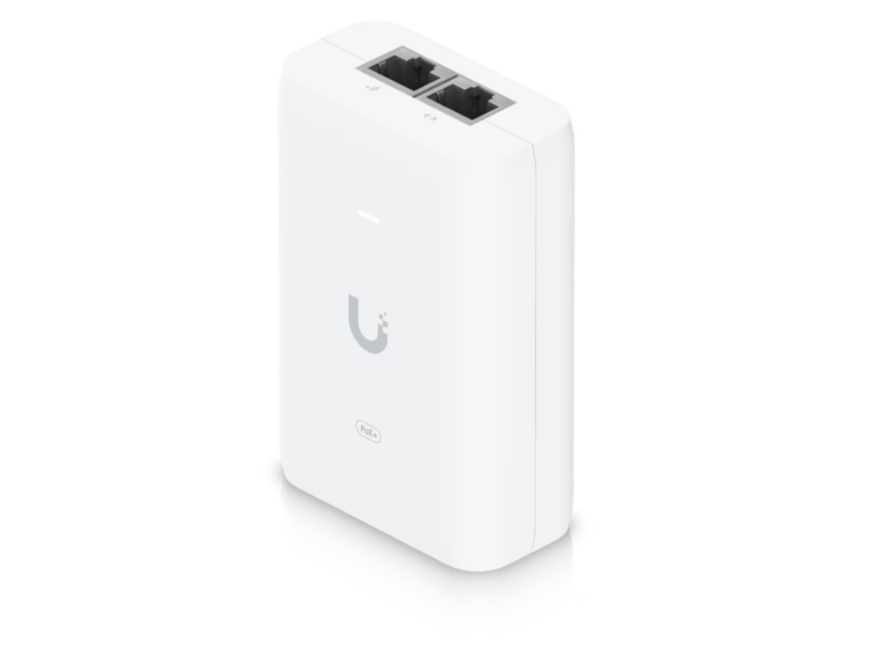 Inyector UniFi PoE+ de 30 W 802.3at con puerto Gigabit