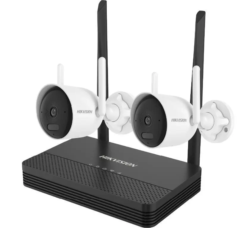 Kit NVS WiFi 6 Easylink con dos bullet 4MP, micrófono y altavoz