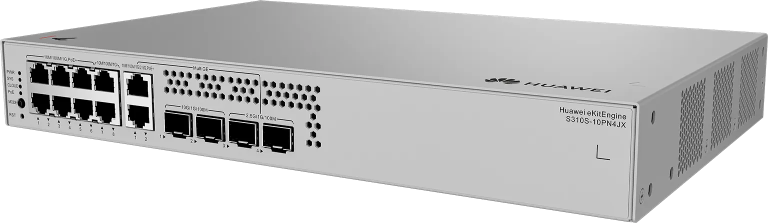 Switch 8 Puertos 10/100/1000BASE-T PoE+ + 2×SFP+ 10GE + 2×SFP 2.5GE – 66 Gbps / 49 Mpps - 98012479
