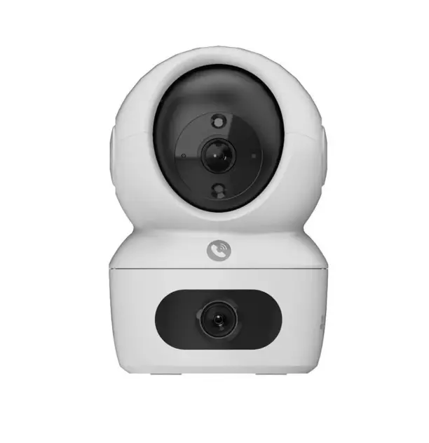 Cámara Wi-Fi H7C Dual 2K con doble lente y audio bidireccional