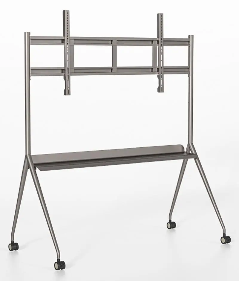 Montaje de piso móvil para pantallas de 75" y 86" con VESA