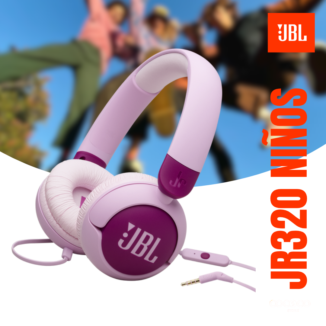 Audifono JBL Jr. 320 Bandes Purple