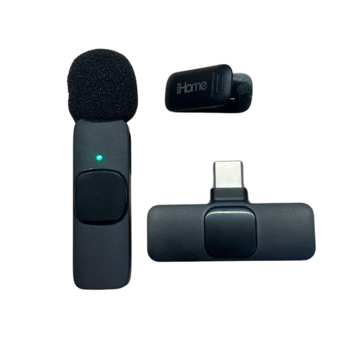 Micrófono Generico HM-AU-MC-100-BK Lavalier Inalámbrico USB-C