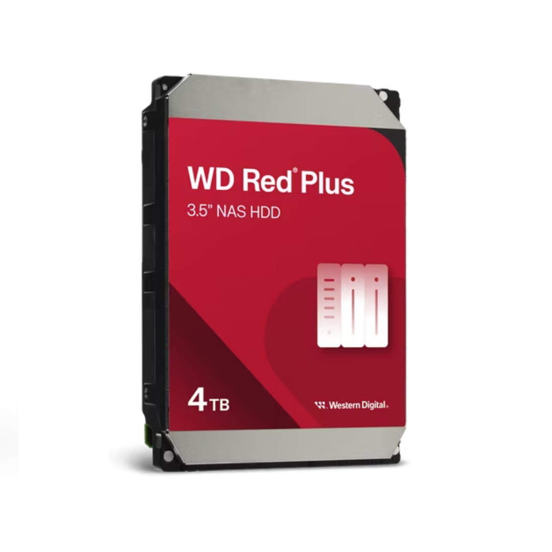 Disco Duro Western Digital Red Plus 4 TB NAS 3.5″ SATA