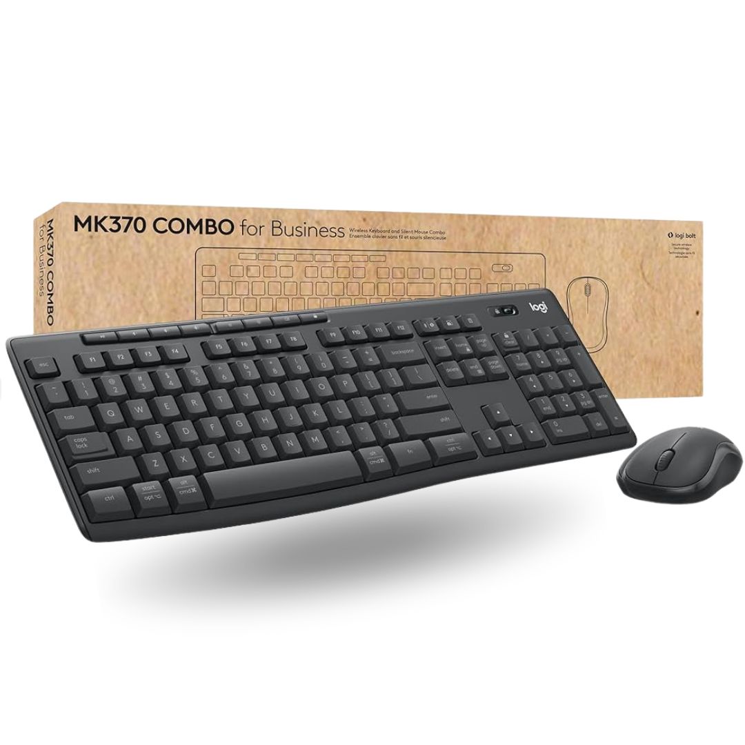 Combo Teclado y Mouse Logitech MK370 Inalámbrico Inglés