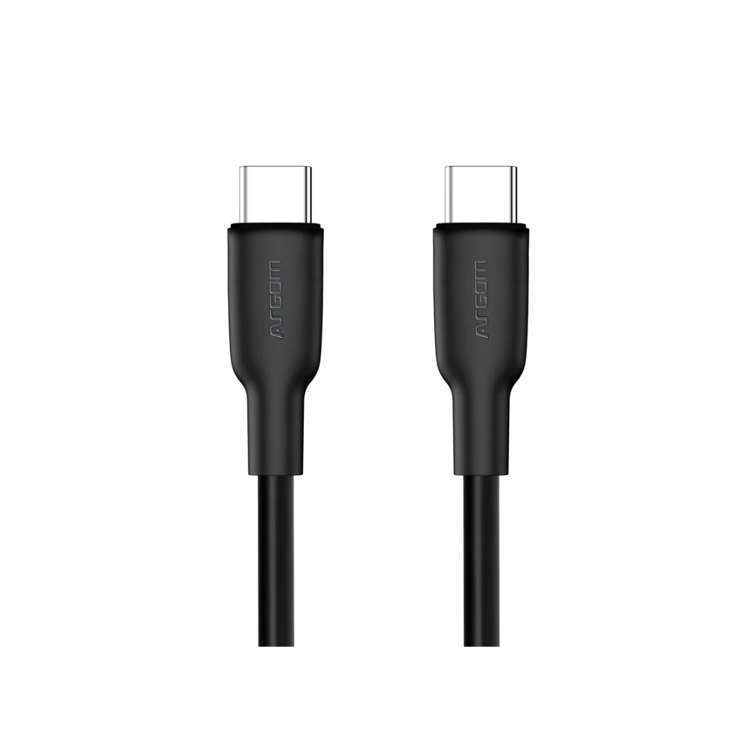 Cable Argom ARG-CB-0070BK USB-C a USB-C 65 W