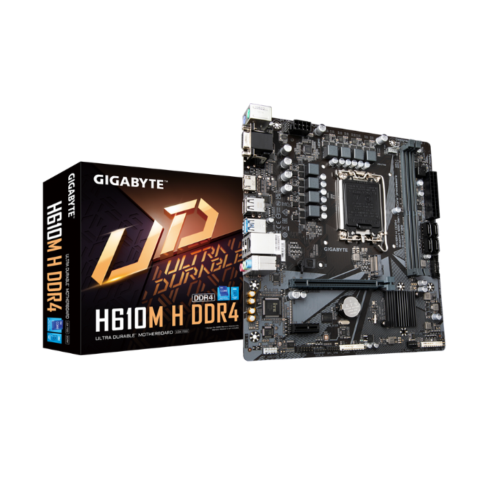 Tarjeta Madre Gigabyte H610M H LGA1700 Intel H610 DDR5