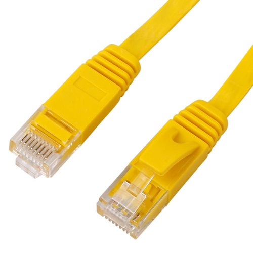 Cable de Red Lantek LTK-C601Y Patch Cord Cat6 1ft Amarillo