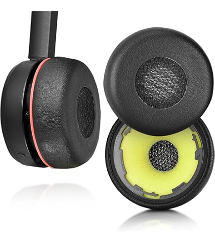 Almohadillas p/headset Jabra d/cuerina #14101-37
