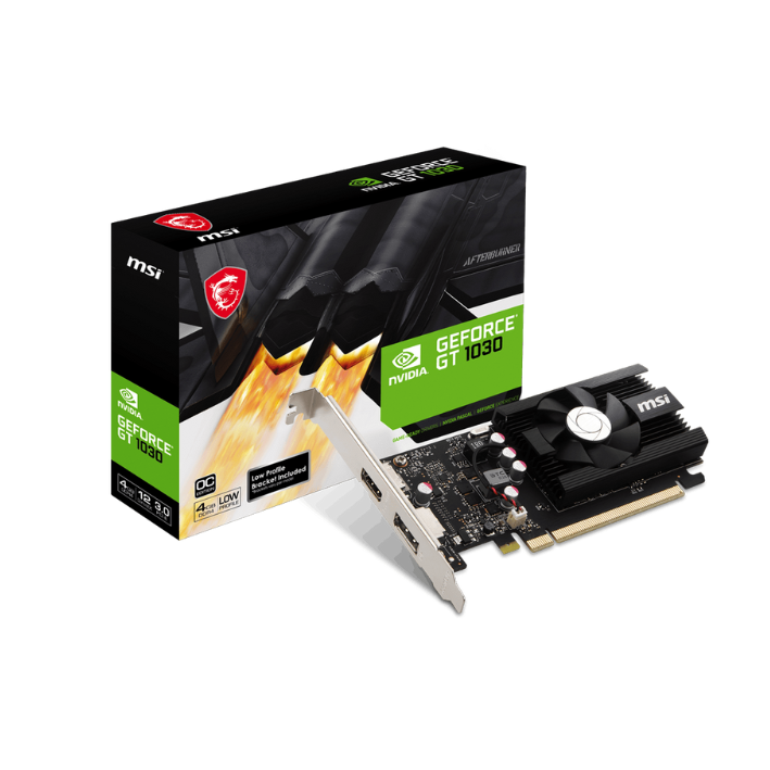 Tarjeta Gráfica MSI 4GD4 LP OC GT 1030 4 GB DDR4