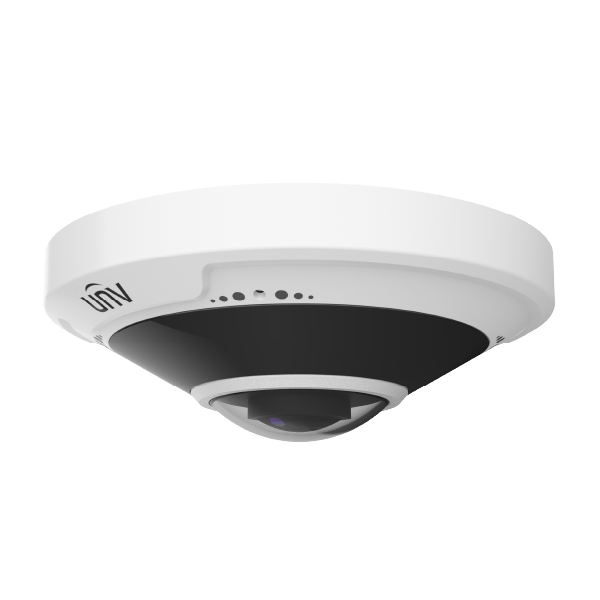 CAMARA UNIVIEW IP FISHEYE 5MP 1.4MM DC12V&POE WDR 10M IP66 IK10 2AUDIO 256SD IPC815SB-ADF14K-I0