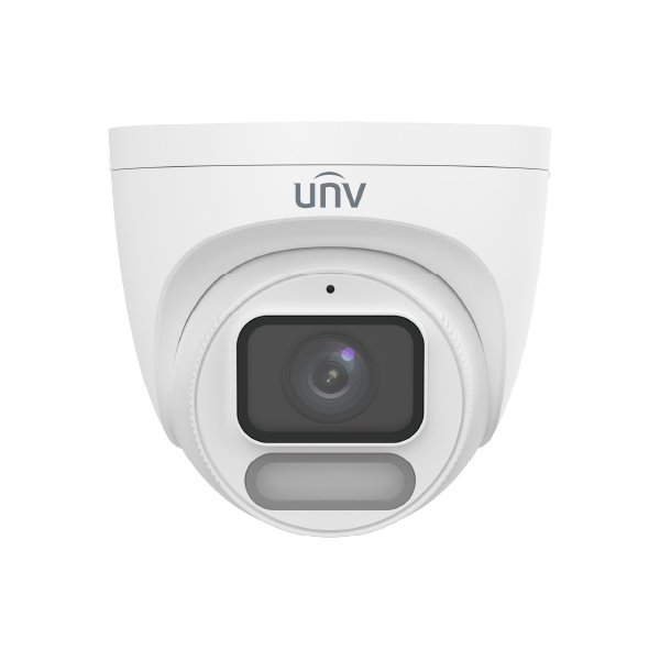 CAMARA UNIVIEW IP DOMO 4MP 2,8MM WISE-ISP IR 30M LUZ BLANCA IP67 2AUDIO IPC3624LE-ADF28K-WP-L