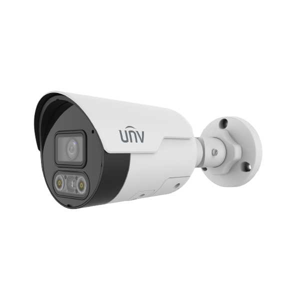 CAMARA UNIVIEW IP BULLET 4 MP 2,8MM COLORHUNTER WDR IR 30M IP67 2WAY-AUDIO IPC2124LE-ADF28KMC-DL